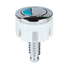 Toilet Dual Flush Round Push Button Round Electroplating Water Tanks Push Water Saving Bathroom Accessories