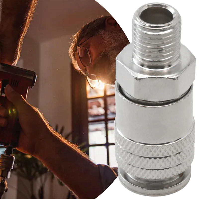 Description Picture 4 of itemThread Female Head Pneumatic Connector Quick Coupler Coupling Connector EU Standard Fitting Pneumatic Air Tools