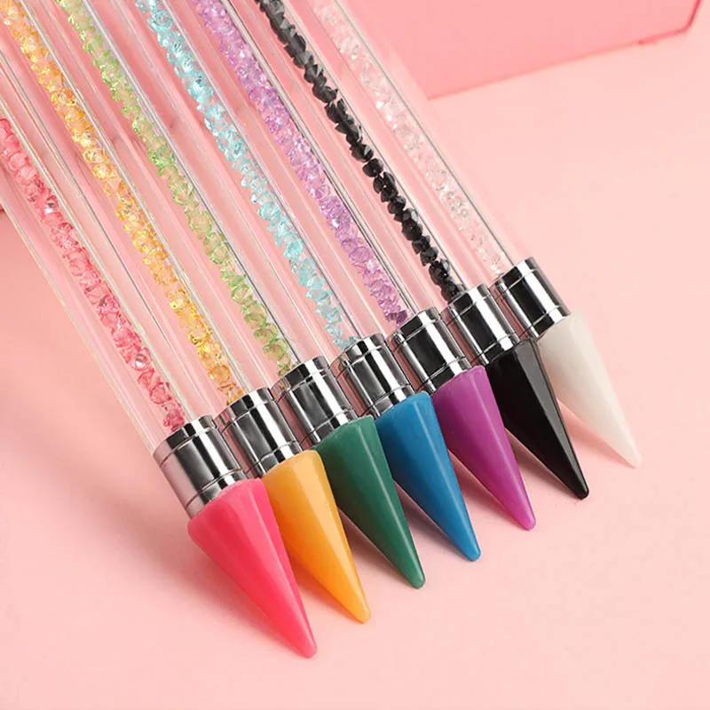Description Picture 5 of item8PCS Rhinestone Wax Pen Head for Nail Art Gem Picker Tool Replacement Tip for Rhinestone Picker Wax Pencil For Nail Tools