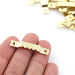 50pcs Small Sawtooth Picture Hanger Set Canvas Hanging Kit Hanging Hooks with Screw for Home Decoration Photo Painting Crafts