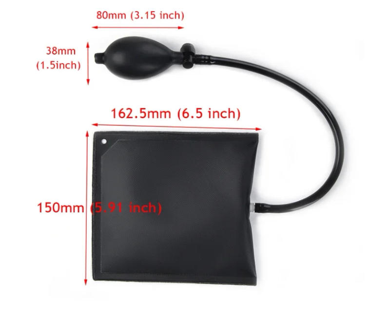 Description Picture 3 of item6.5 inch Pump Wedge Locksmith Hand Tools Pick Set Open Car Door Auto Air Wedge Airbag Window Repair Supplies Hardware