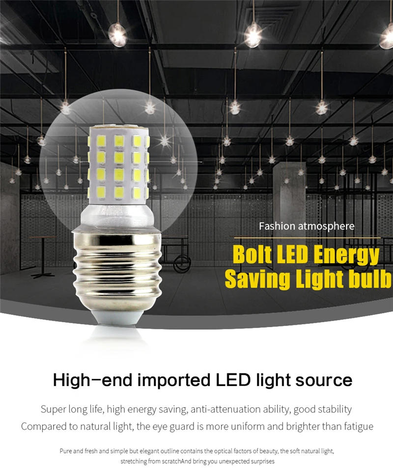 Description Picture 2 of itemLED Bulb Lamps 220V Light Bulb Magic Beans G45 6W 9W 12W High Brightness Lampada Bombilla LED E27 Spotlight Pendant Table Lamp