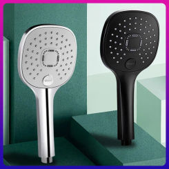 3 Modes Shower Head Adjustable Shower Head Bathroom High-pressure Water-saving Shower Mixer Nozzles Bathroom Accessories