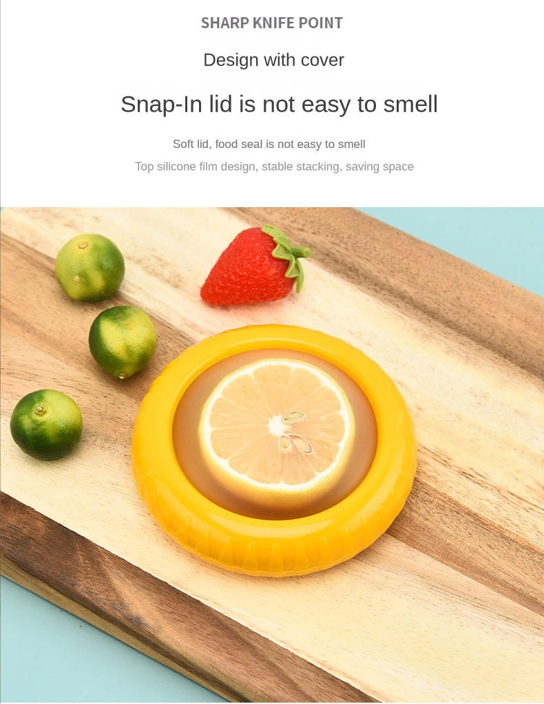 Description Picture 5 of itemKeep Ingredient Avocado Fresh Silicone Film Vegetable Box Sealed Dustproof Fruit Preservation Storage Box Mini Refrigerator