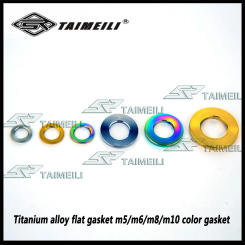 TAIMEILI Titanium alloy flat gasket m5m6m8m10 color gasket
