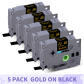 5PK Gold on Black