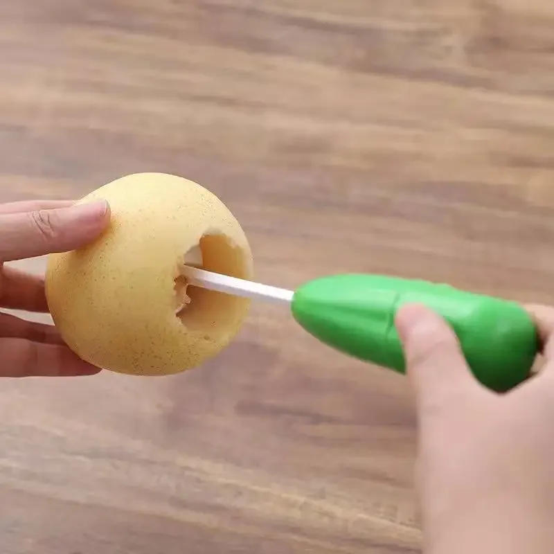 Description Picture 4 of item4Pcs/set Zucchini And Eggplant Corer Vegetable Spiral Cutter Digging Device Stuffed for Vegetable Fruit Corer Tools Spiralizer