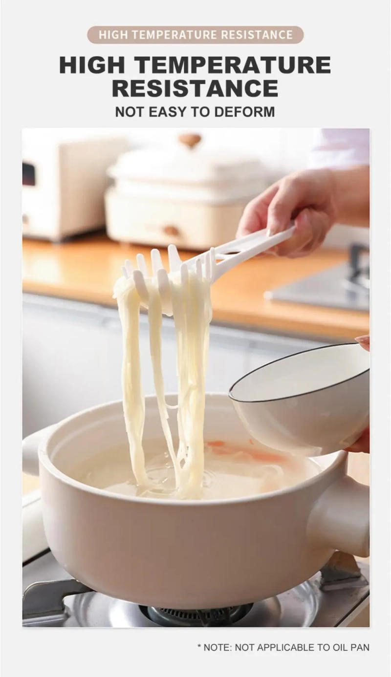 Description Picture 5 of itemPasta Scoop Colander Spaghetti Egg Yolk Separation Scoop Egg White Separator Plastic Filter Drain Spoon Kitchen Accessories