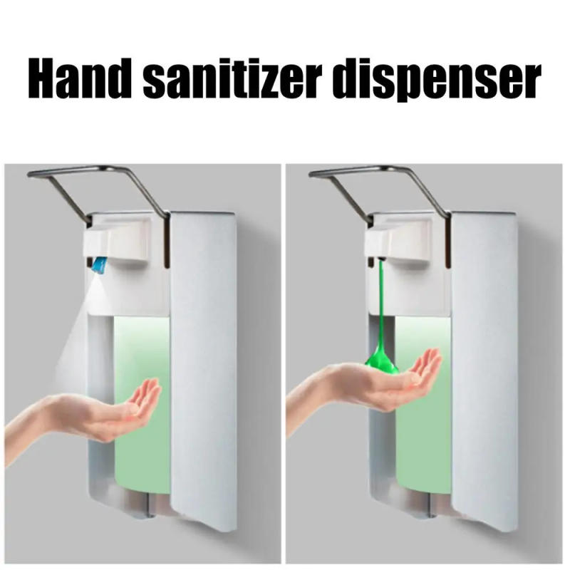 Description Picture 4 of itemWall Mount Liquid Dispenser Elbow Press Hand Washing Liquid Dispenser Hand Cleaning Liquid Pump Bottle For Household Use