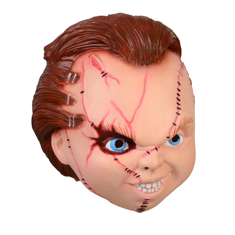 Description Picture 5 of itemHalloween Mask Big Chucky Doll Latex Full Face Helmet Masquerade Scary Cosplay Party Headwear for Men Women Costum Props
