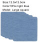 12.5x12.5cmLightBlue