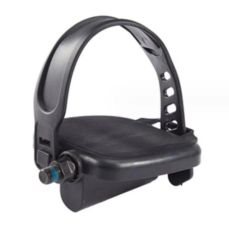 Description Picture 6 of item1 Pair Exercise Bike Pedals With Rubber Straps For Spin Bicycle And Indoor Stationary Bike Fitness Bike Pedal Accessories