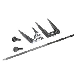 CPDD Stainless Steel Rotisserie Forks Grill Fork Air Fryer Accessories Rotating Baking Roast Chicken Fork for Kitchen