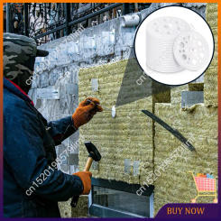 MSOR-200 Pcs 1.77 Inch/ 45 Mm Plastic Insulation Washers Load Spreading Polypropylene Washers For Fixing & Supporting