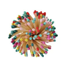 400pcs/Pack 75mm Bulk Match Sticks Specification Pipe Aromatherapy Candle Match Art Matches Cigar Ignition Colorful Matches