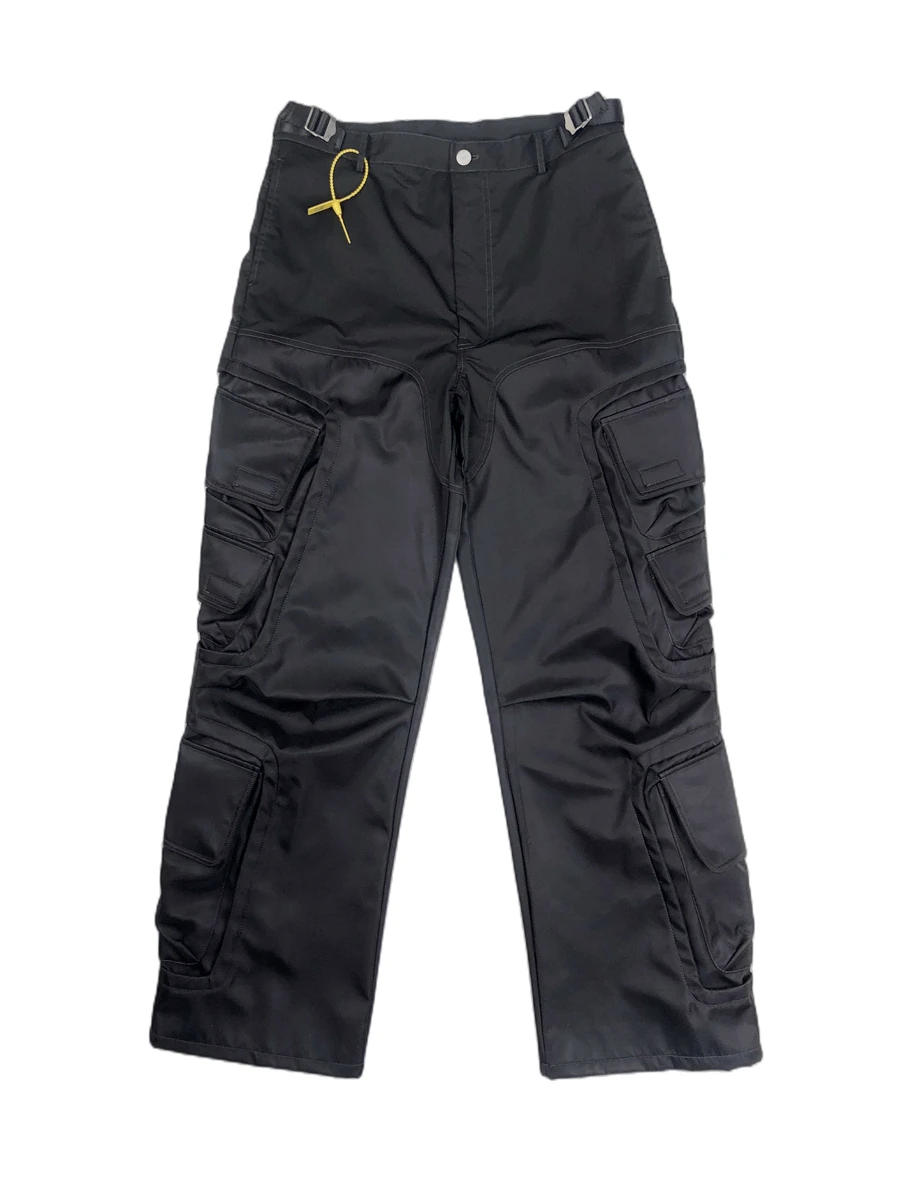 Description Picture 6 of itemMechanical Style Multi-Pocket Brand Straight-Leg Pants Slightly Flared Zipper Trousers Loose Cargo Cleanfit Style Men's Trousers