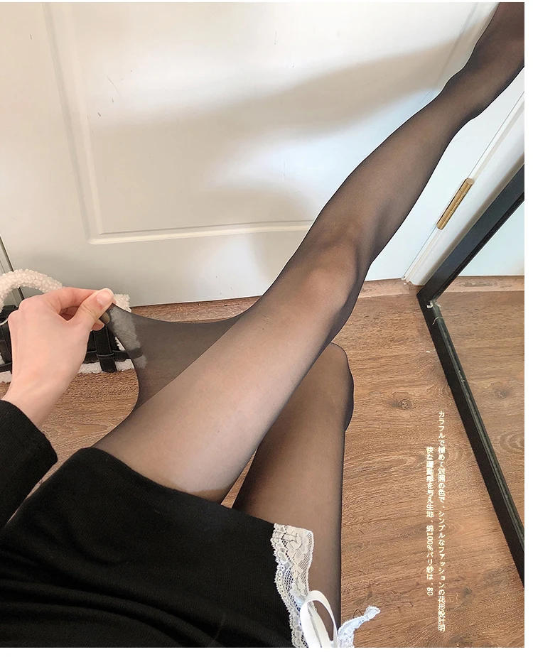 Description Picture 2 of itemSexy Women Tights Ultra-thin Nylon Thigh High Stockings Pantyhose Women Lingerie Female Hosiery Seamless Body Stockings Tights