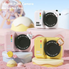 Kids Instant Camera Print Camera For Children 3.0 Inch Screen 1080P Video Photo Digital Camera Birthday Gift For Child Girls Boy