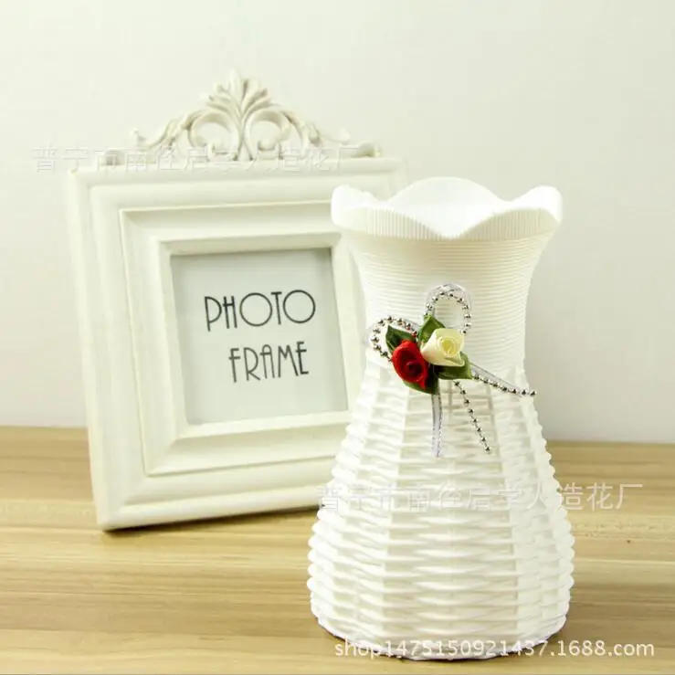 Description Picture 2 of itemWall Mounted Flower Basket Artificial Hanging Vase Handmade Garden Storage Basket Home Decor Vase High Quality Home Plant Basket