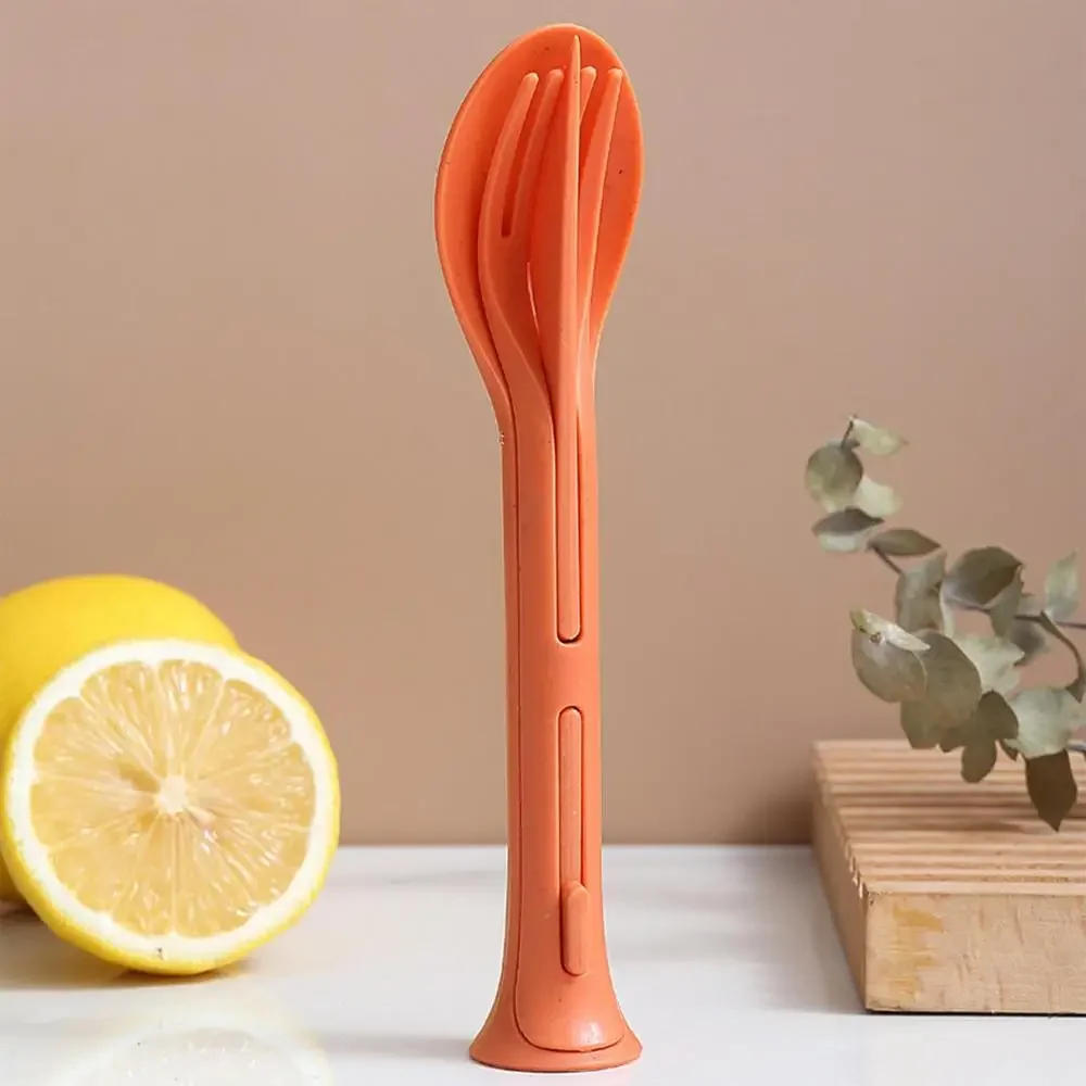 Description Picture 6 of itemNew Tableware Cutlery Set Camping Backpacking Utensils Portable Knife Fork Spoon Chopstick Travel Dinnerware Kitchen Accessories