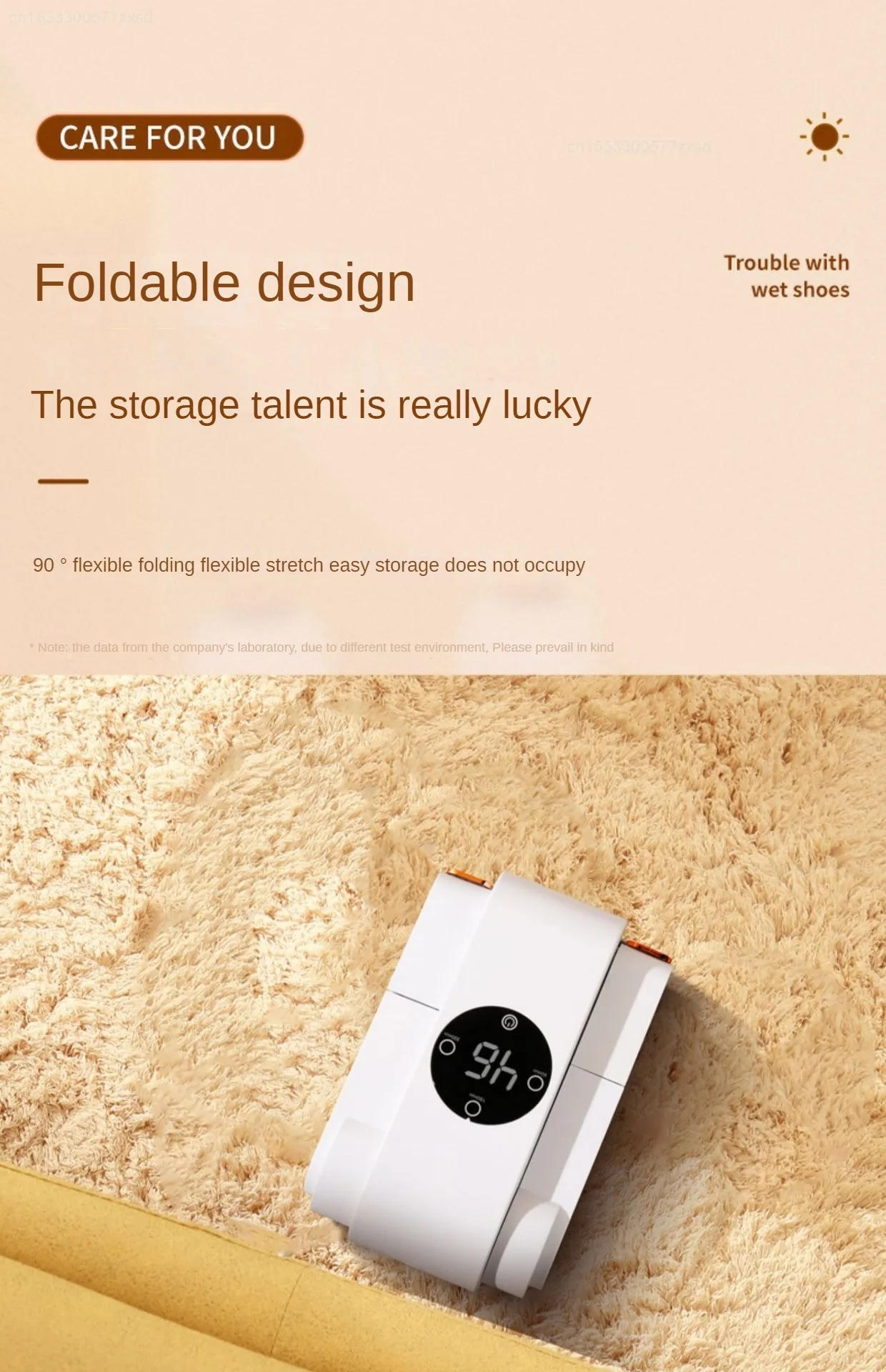 Description Picture 6 of itemXiaomi Chigo Shoe Drying Machine Multi Functional Foldable Timeable Household Dehumidification Constant Temperature Shoe Dryer