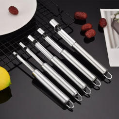 Pear Seed Remover Cutter Kitchen Gadgets Stainless Steel Home Vegetable Tool Apples Red Dates Corers Twist Fruit Core Remove Pit