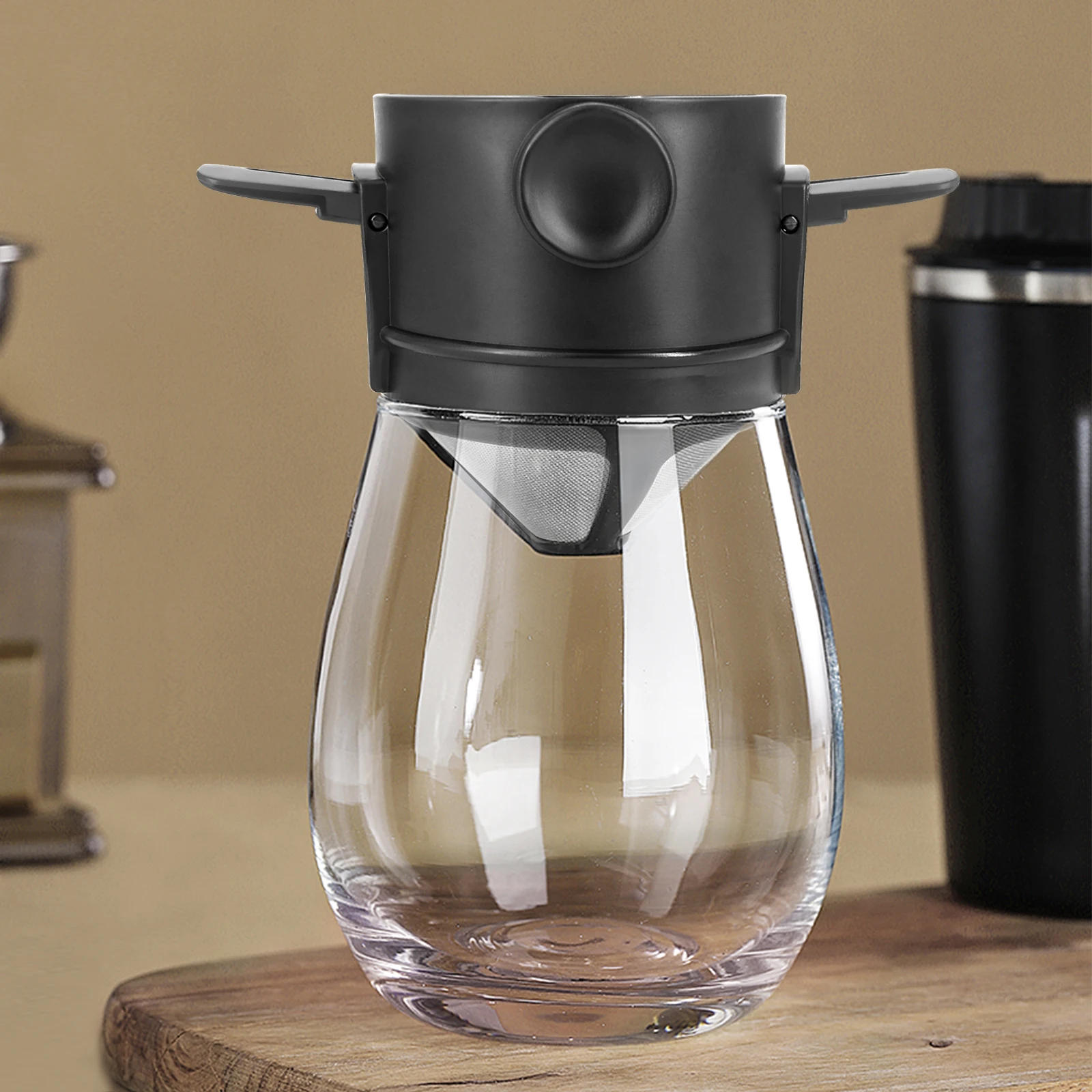 Description Picture 3 of itemFoldable Coffee Filter Stainless Steel Easy Clean Reusable Coffee Funnel Paperless Pour Over Holder Portable Coffee Dripper