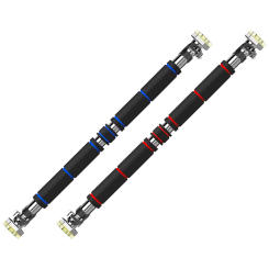 Doorway Pull Up Bar Door Frame Pull-up Bar Fits 25.3-33.1in Door Frames Horizontal Bar Adjustable Length for Home Gym