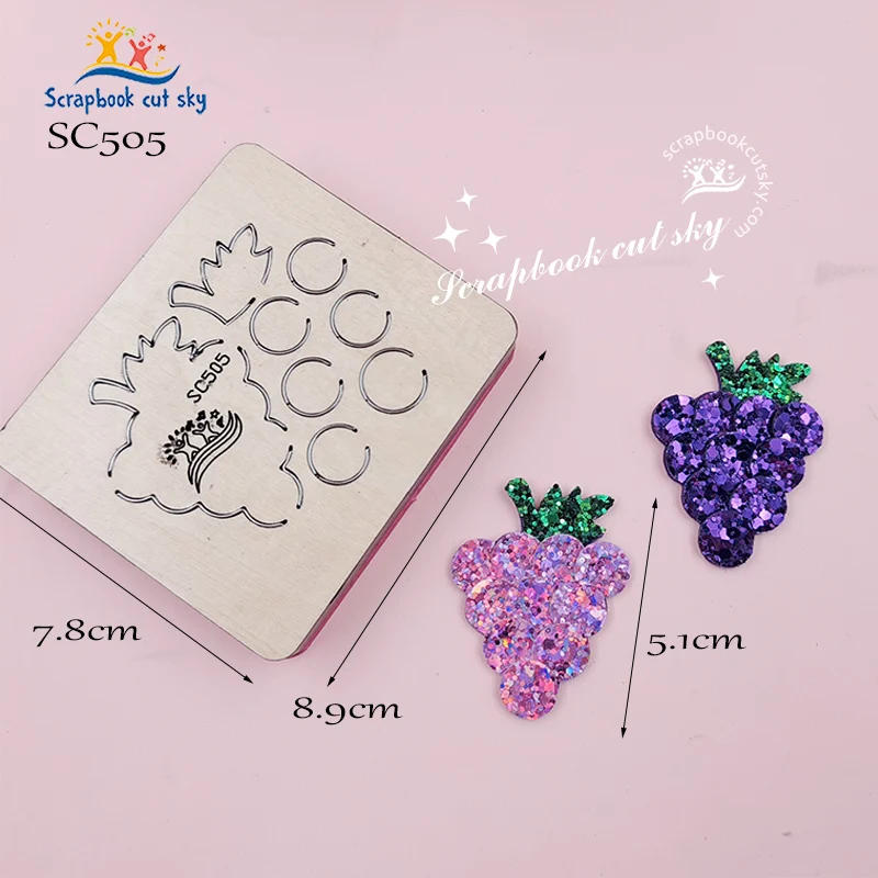 Description Picture 3 of itemScrapbookCutSky-SC505 Grape Wood Cutting Knife Die, Used with the Machine