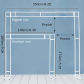 2.5mx2.8m stand
