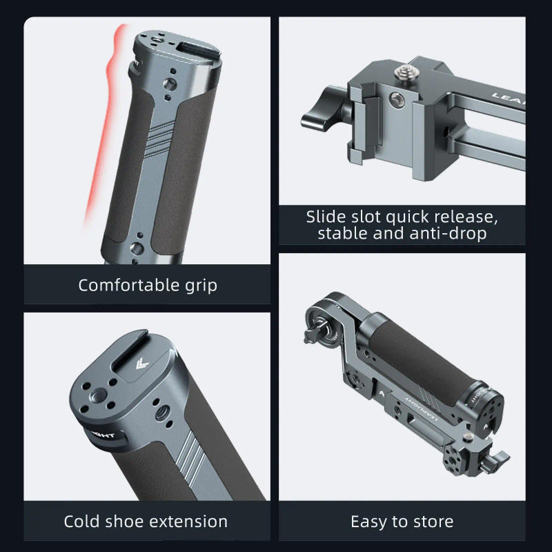 Description Picture 5 of itemLeaplight Metal Sling Hand Grip Gimbal Handle for DJI RS4 PRO RS3 RSC2 RS3 Mini Gimbal Stabilizer Handheld Ergonomic Grip