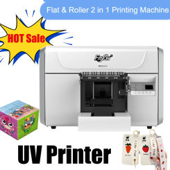 Commercial High Resolution Glass  A3 UV Printer i3200 Print Head Low Price All In One