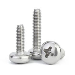 GB6560 M3 M4 M5 M6 Phillips Pan Head Screws Cross Triangular Tooth Self-tapping Lock Screws Stainless Steel Security Bolt