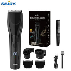 Sejoy Cordless Hair Clippers Professional Shaving Machine for Men Barber Electric Trimmer Kit Beard Cutting Machine Shaver