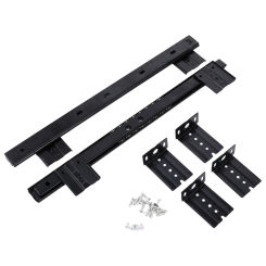 1 Pair Bearing Computer Desk Keyboard Drawer Tray Slide Rail Adjustable Keyboard Shelf Runners Slide Rail Track Side Mount Track