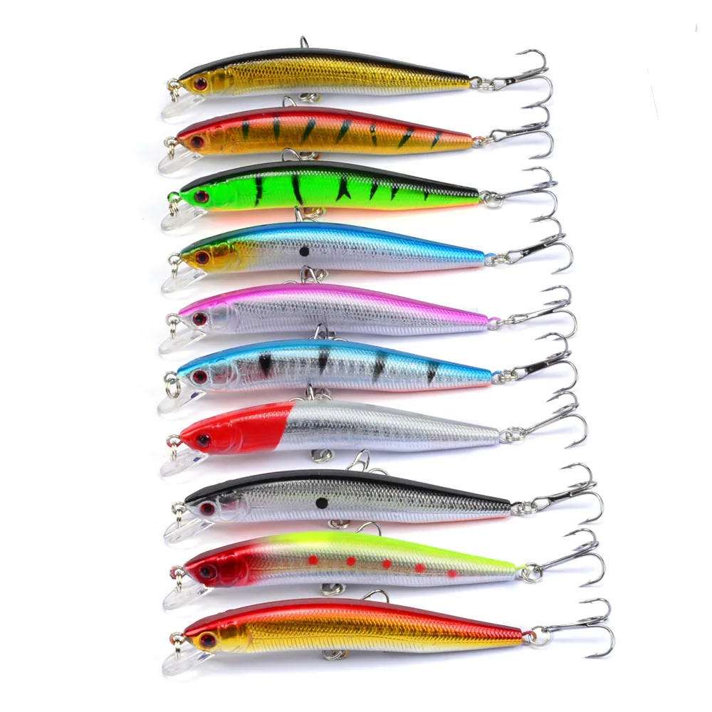 Description Picture 4 of item1Pcs Japanese Minnow Fishing Lures Floating Hard Bait95mm 7g Artificial Bait Wobbler Crankbait Carp Perch Pesca Fishing Tackle