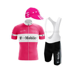 Pink Retro Cycling Jersey Set Men Short Sleeve Bike Jersey Bib Shorts Cycling Kit Ropa Ciclismo Hombre