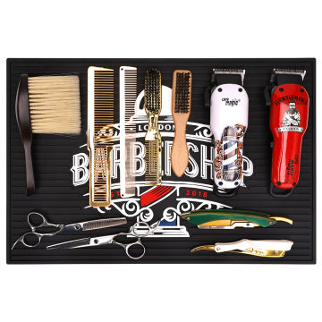 New Barbershop Hairdressing Tools Storage Cushion Hair Cutting Clippers Scissors Display Pad Heat Resistant Mat