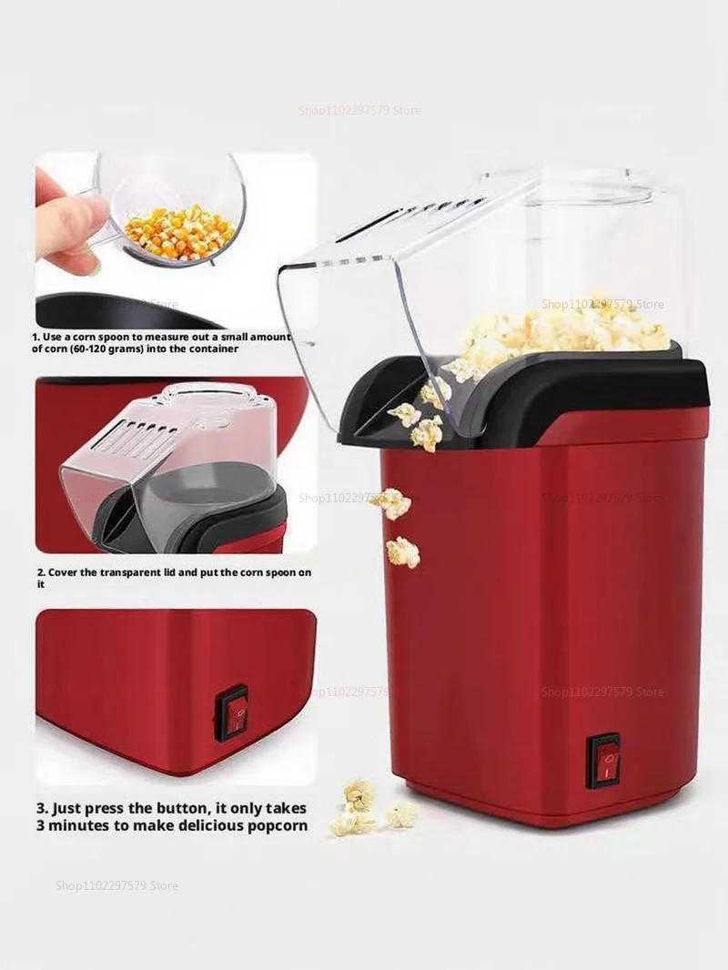 Description Picture 6 of itemMini Electric Popcorn Machine for Home Use Fast Heating Bubble Bag Popcorn Maker Ideal for Movie Nights Parties and Snacks
