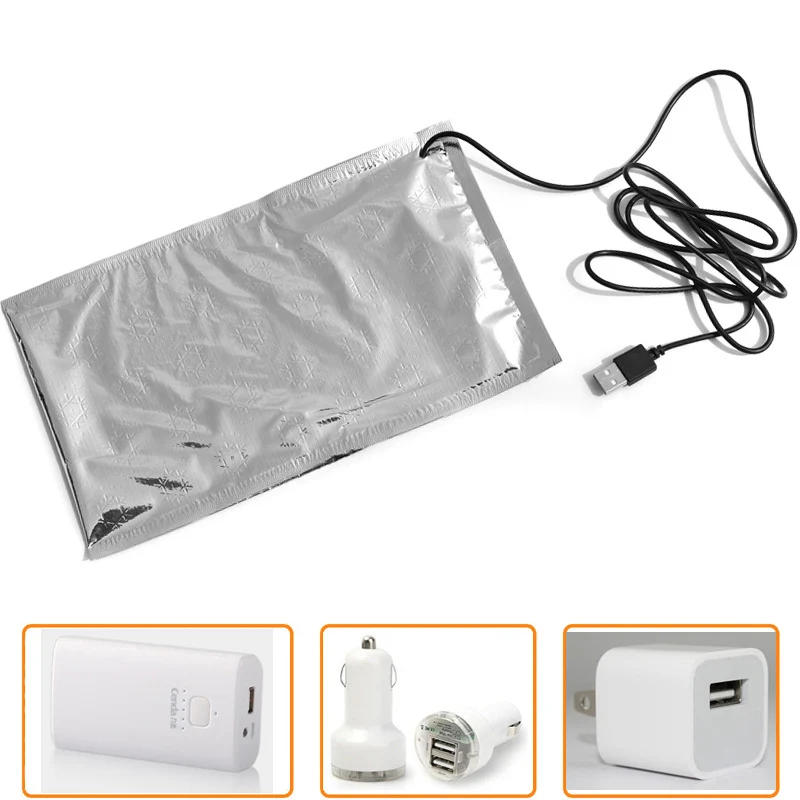 Description Picture 4 of itemUSB Heating Plate Waterproof Food Meal Water Lunch Box Insulation Heating Pad Outdoor Picnic Portable Electric Heated Gasket