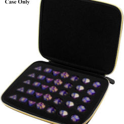 35+ Dice Case Box Tray, Storage Holder for DND Dice Set, for D&D Dungeons and Dragons 7-Die Polyhedral Dice, Organizer for RPG