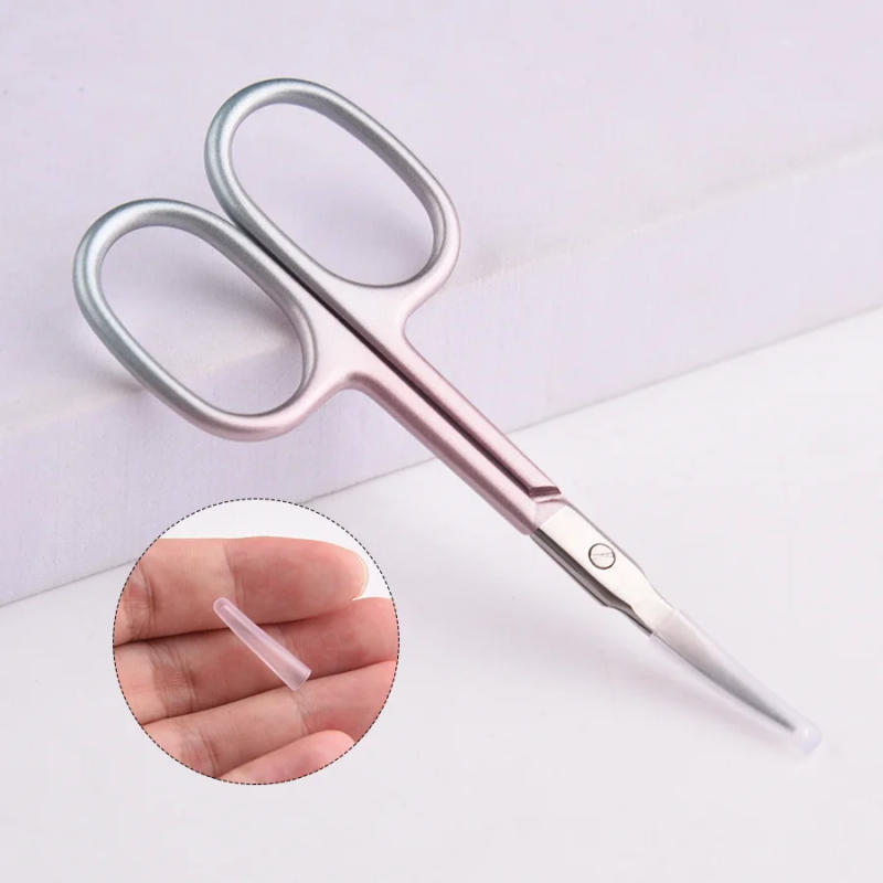 Description Picture 3 of item1pc Stainless Steel Professional Cuticle Scissors Nail Cuticle Clippers Trimmer Dead Skin Remover  Nail Art Tools Cuticule Cutte