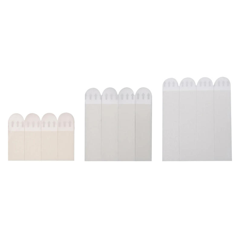 Description Picture 5 of item12 Pairs Photo Frame Stickers Damage Free Double Side Hook Loop Mounting Tape Various Sized Removable Wall Fastener Indoor Use