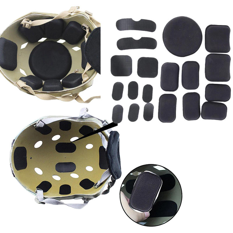 Description Picture 2 of itemTactical Fast Helmet Inner EVA Cushion Pad With Hook Sticker Outdoor Gear Helmet Accessory Sponge Pad