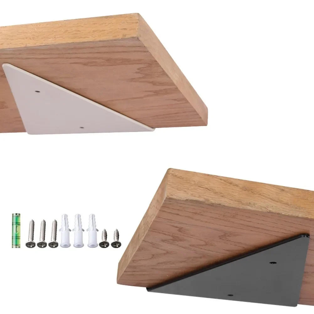 Description Picture 6 of item2PCS Triangle Bracket Heavy Support Wall Mounted Bench Table Shelf Bracket Invisible Triangle Support DIY Home Decoration