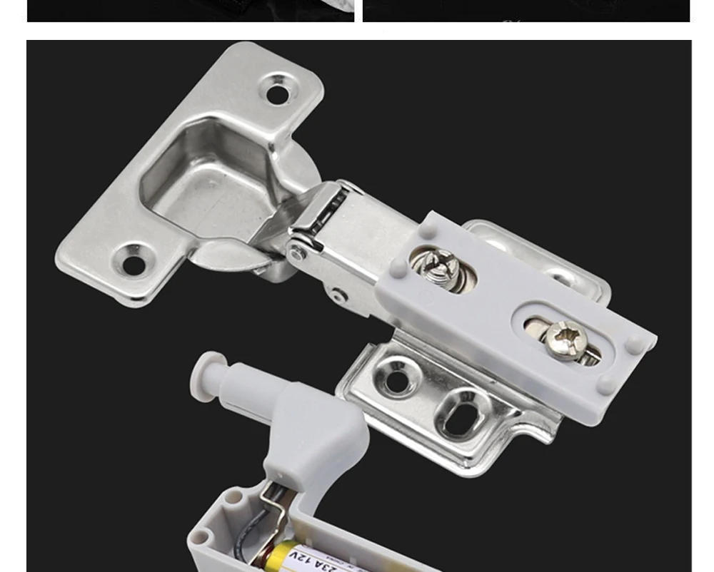 Description Picture 6 of itemLED 5/PCS Inner Hinge Lamp Under Cabinet Lights Universal Wardrobe Cupboard Sensor Lights for Bedroom Kitchen Closet Night Lamp