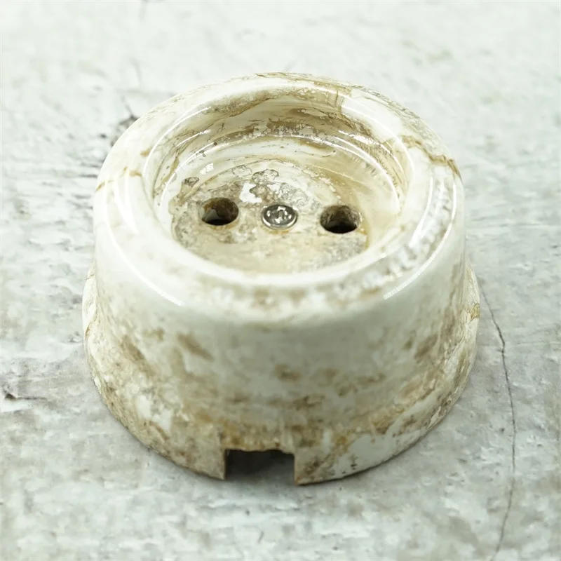 Description Picture 6 of itemGermany Retro Vintage Ceramic Porcelain Surface Mounting Electrical Wall Socket Without Earthing