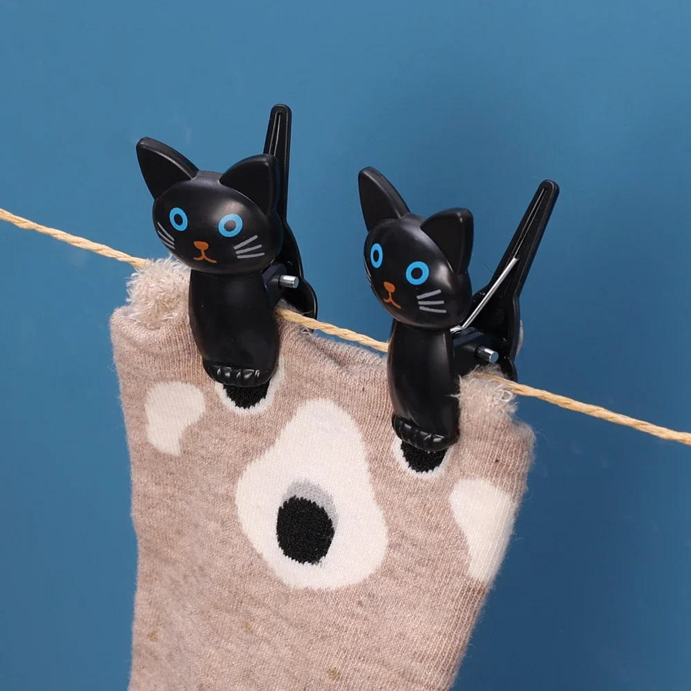 Description Picture 6 of item2/20PCS Food Sealing Clips Cat Shaped Office Desk Clip Photo Message Snack Bread Reusable Sealer Clamps Home Storage Bag Clamps