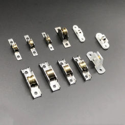 10 Pcs/lot Stainless Steel Window Pulley Glass Sliding Door Roller Runner Display Cabinet Mute Wheel Track Pulley Furniture