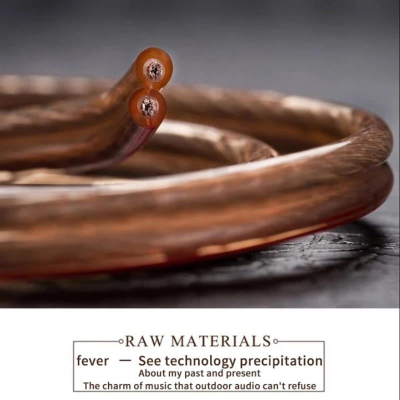 Description Picture 5 of itemDIY Loud Speaker Cable Hi-Fi Audio Line Cable Oxygen Free Copper Speaker Wire for Amplifier Home theater KTV DJ System